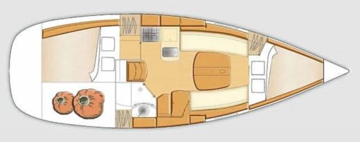 Sailboat Beneteau First 31.7 Boat design plan