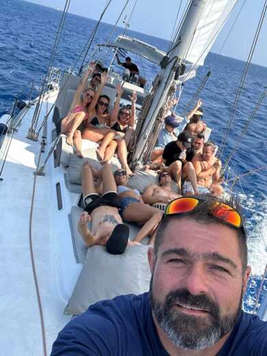 Rhodes Sailboat RHODES BEAUTIFUL BAYS FULL DAY CRUISE Dromor - Venus 16 alt tag text