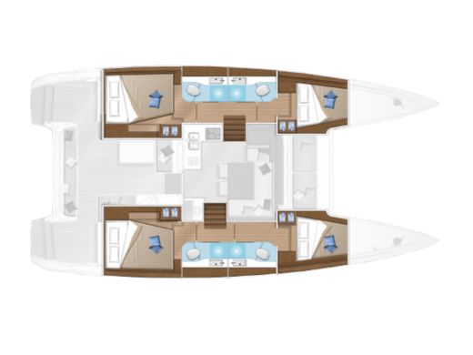 Catamaran Lagoon Lagoon 40 Boat design plan