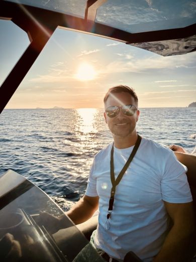 Santorin RIB Fost Stern drive alt tag text