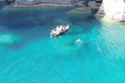 Rental Boat without license  Poseidon Blu Water 170 Santorini