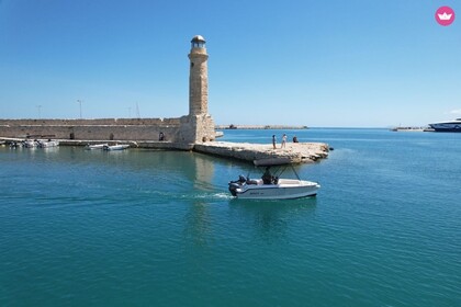 Hire Boat without licence  Yamaha Compass 160e Rethymno