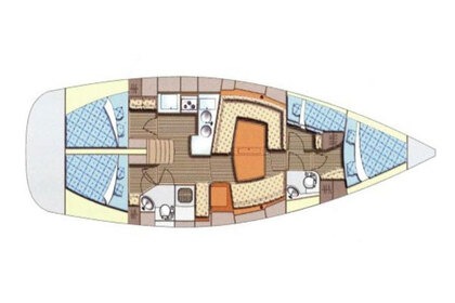 Miete Segelboot ELAN 434 Impression Las Galletas