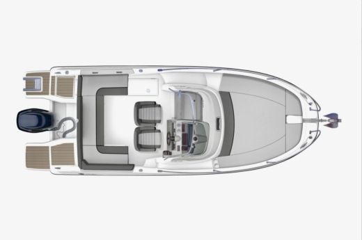 Motorboat JEANNEAU Cap Camarat 6.5 WA série 3 (neuf) Boat design plan