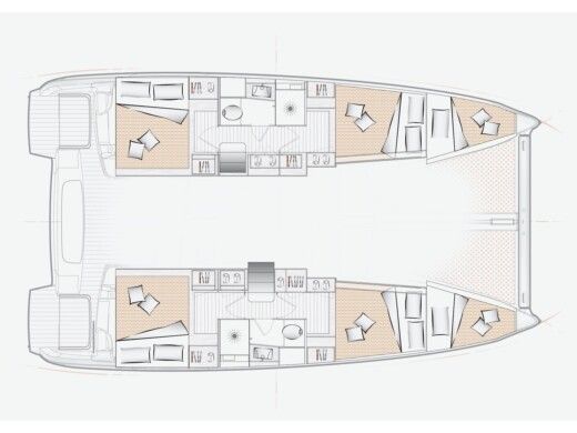 Catamaran  Excess 11 boat plan