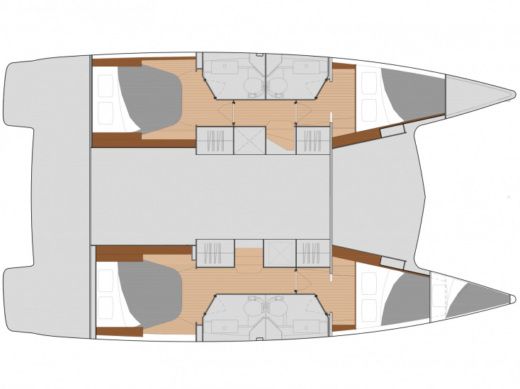 Catamaran  Isla 40 Plan du bateau