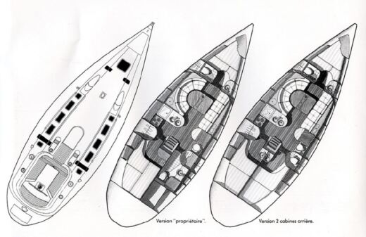 Sailboat Beneteau First 41s5 boat plan