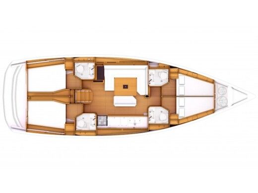 Sailboat  Sun Odyssey 479 Full refit 2024 ( new Bimini - Spr Planta da embarcação