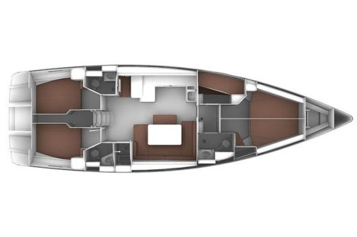 Sailboat Bavaria Yachtbau Bavaria Cruiser 51 boat plan