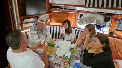 Genoa Sailboat Beneteau Oceanis clipper 423 alt tag text