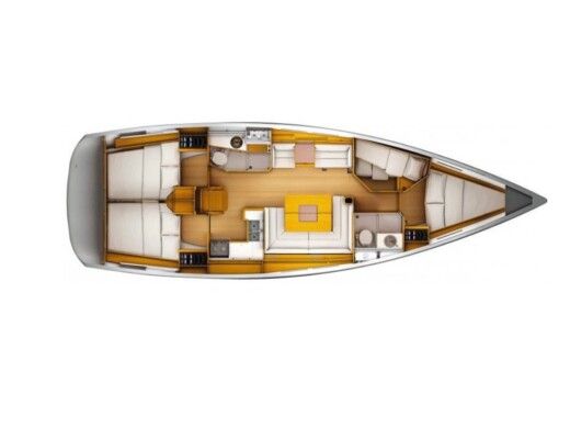 Sailboat Jeanneau Sun Odyssey 449 Boat design plan