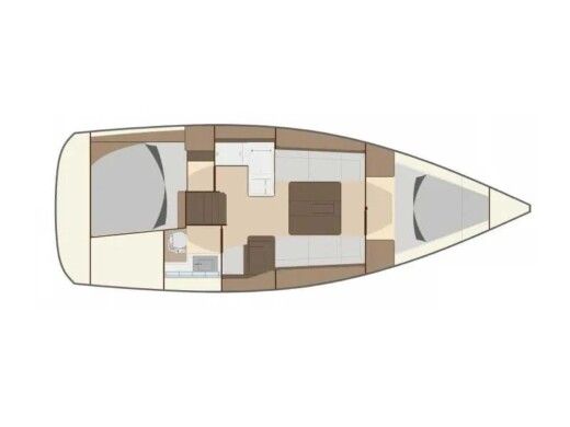 Sailboat Dufour Dufour 335 Grand Large Boat layout