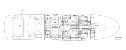 Motor Yacht Sanlorenzo Sanlorenzo SL96 Boat design plan