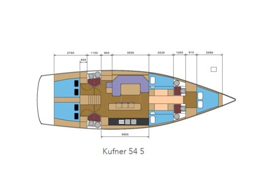 Sailboat  D&D Kufner 54 Exclusive boat plan