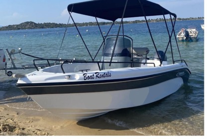 Rental Boat without license  Poseidon Blu water 170 Faliraki