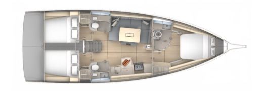 Sailboat Dufour Dufour 41 boat plan