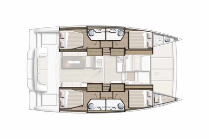 Miete Katamaran Bali - Catana 4.2 Volos