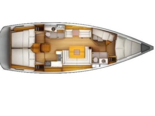 Sailboat Jeanneau Sun Odyssey 439 Boat design plan