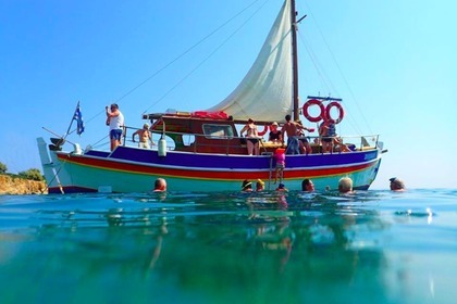 Charter Sailboat Wooden Traditional Sailboat Heraklion