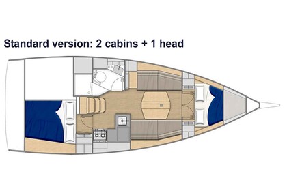 Ενοικίαση Ιστιοπλοϊκό σκάφος  Oceanis 34.1 Ντουμπρόβνικ