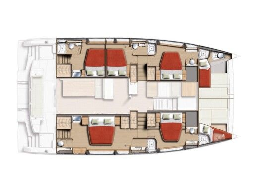 Catamaran Bali - Catana BALI 5.2 boat plan