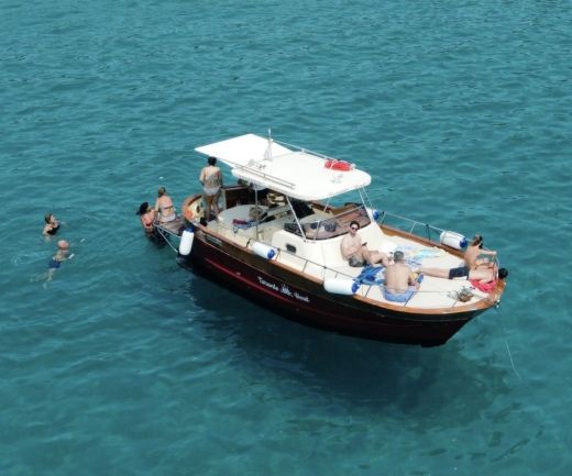 Motorboat Taranto Boat Gozzo Sorrentino Planimetria della barca