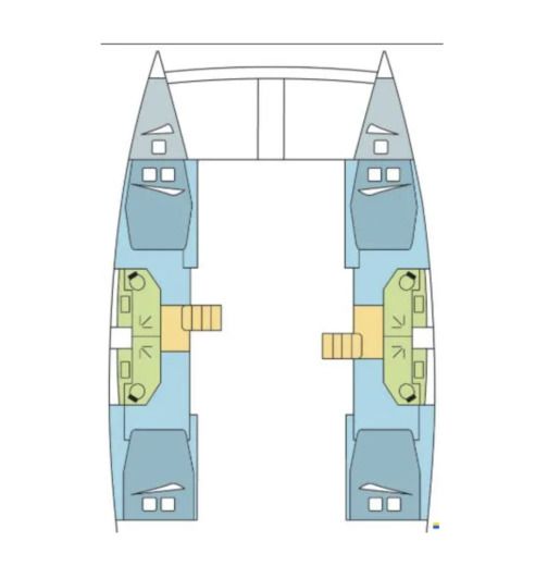 Catamaran Bali - Catana 45 Boat design plan