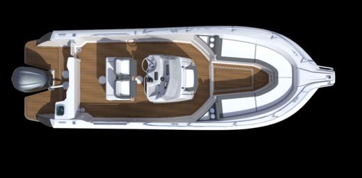 Motorboat Jeanneau Cap Camarat 9.0 Cc Boat layout