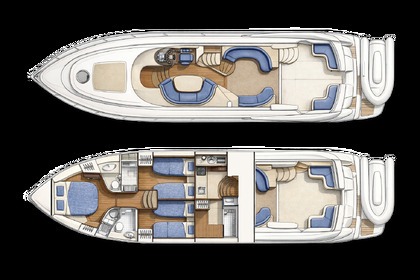 Miete Motorboot Sunseeker 56 Manhattan Kumbor