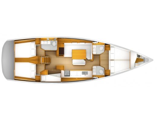 Sailboat Jeanneau Sun Odyssey 509 Boat design plan