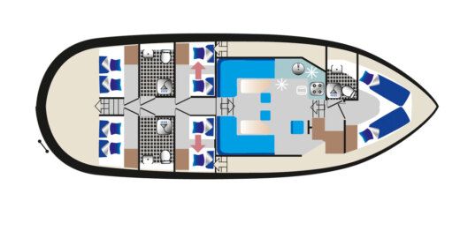 Houseboat Aquanaut Vintage (HMR) boat plan