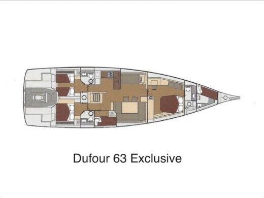 Sailboat Dufour Dufour 63 Exclusive Boat design plan
