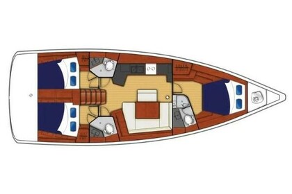 Aluguel Veleiro  Oceanis 45, 3 cabins Herceg-Novi