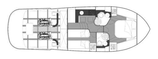 Motorboat Cantieri Estensi Goldstar 440 boat plan
