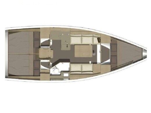 Sailboat DUFOUR 350 GL boat plan