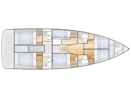 Sailboat  Sun Loft 47 boat plan