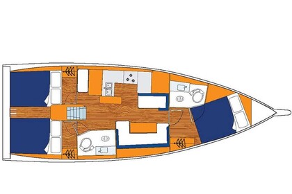 Miete Segelboot  Sunsail 410 Marina