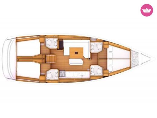 Sailboat Jeanneau Sun Odyssey 469 boat plan