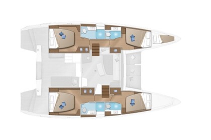 Rental Catamaran  Lagoon 42 Marmaris