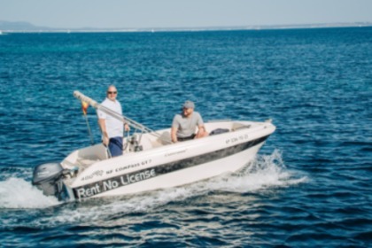 Verhuur Boot zonder vaarbewijs  COMPASS 400GT Palma de Mallorca
