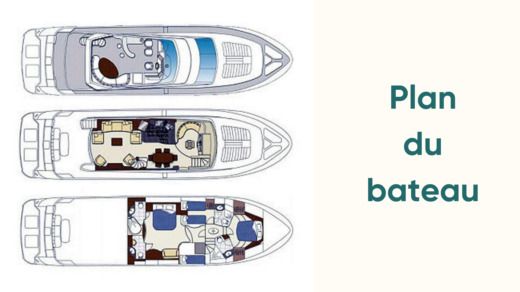 Motor Yacht Marquis 69 Plano del barco
