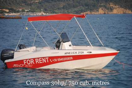 Charter Boat without licence  Compass 150 CC Thasos Regional Unit