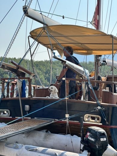 Lefkada Gulet Motorsailer Virgo alt tag text