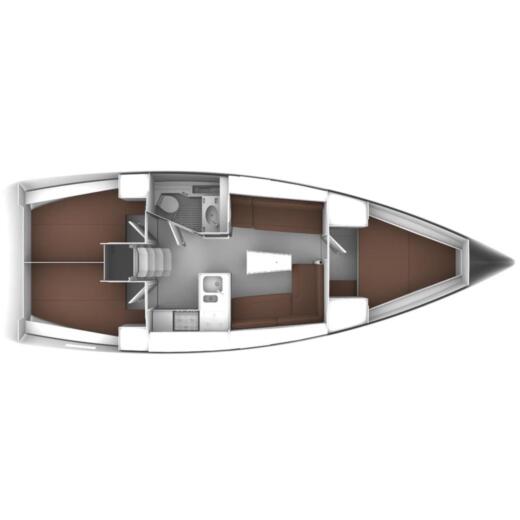 Sailboat Bavaria CR 37 Boat design plan
