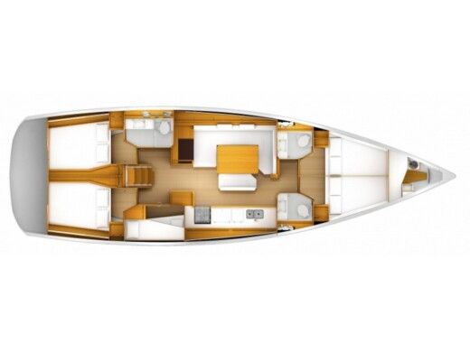 Sailboat  Sun Odyssey 509 boat plan