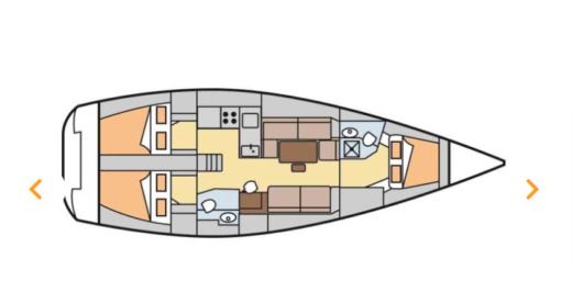 Sailboat Dufour Dufour 40e Performance boat plan