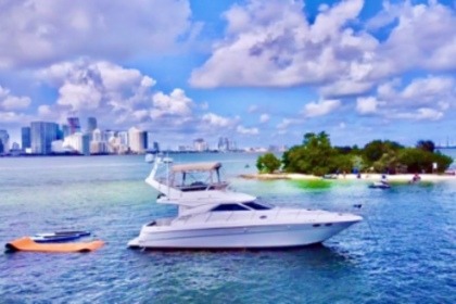 Miete Motorboot Sea Ray 400 Sedan Bridge Miami