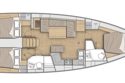 Verhuur Zeilboot Bénéteau Oceanis 40.1 - 3 cab. Tunas do Paraná