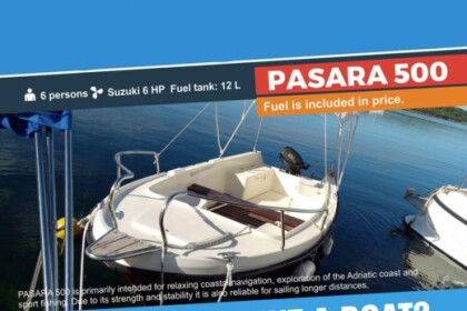 Charter Boat without licence  Adria Pasara 500 Trogir