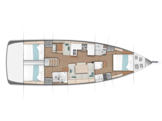 Sailboat Jeanneau Sun Odyssey 410 Boat design plan